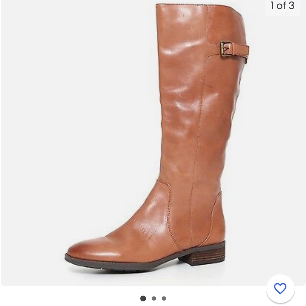 Sam Edelman Patton Riding Boots Leather Knee-High Women's Size US 8M